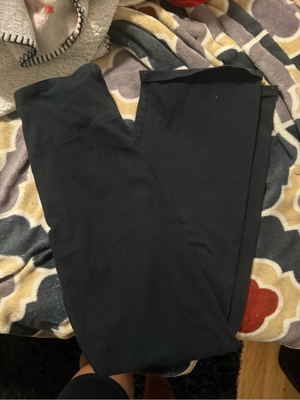 Woman Black Stretch flare Pants